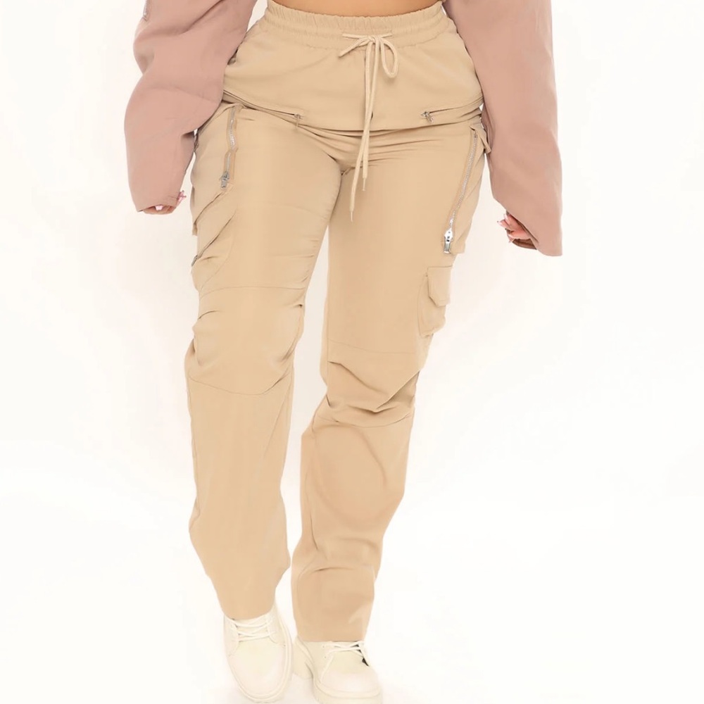 Tan joggers